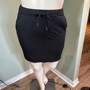 173. RW&Co Black Drawstring Waist Stretch Skirt